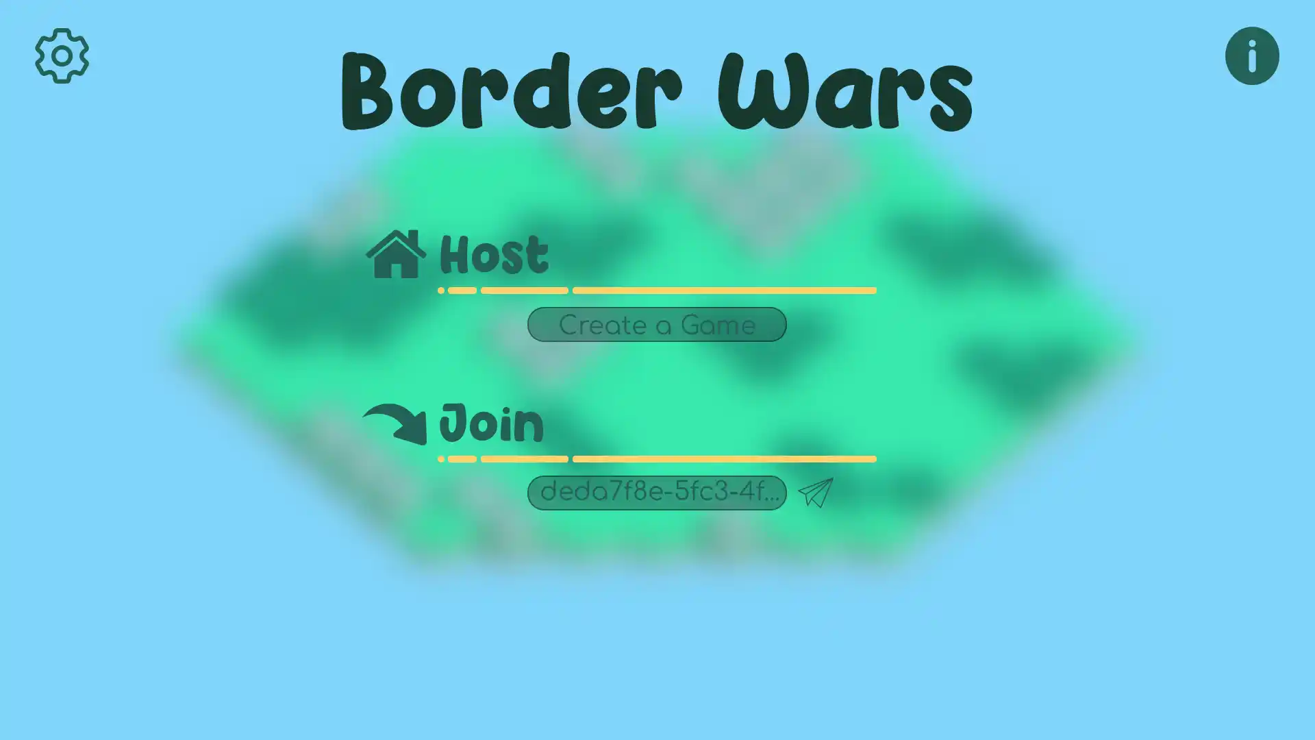 Maquette Menu Borderwars V1