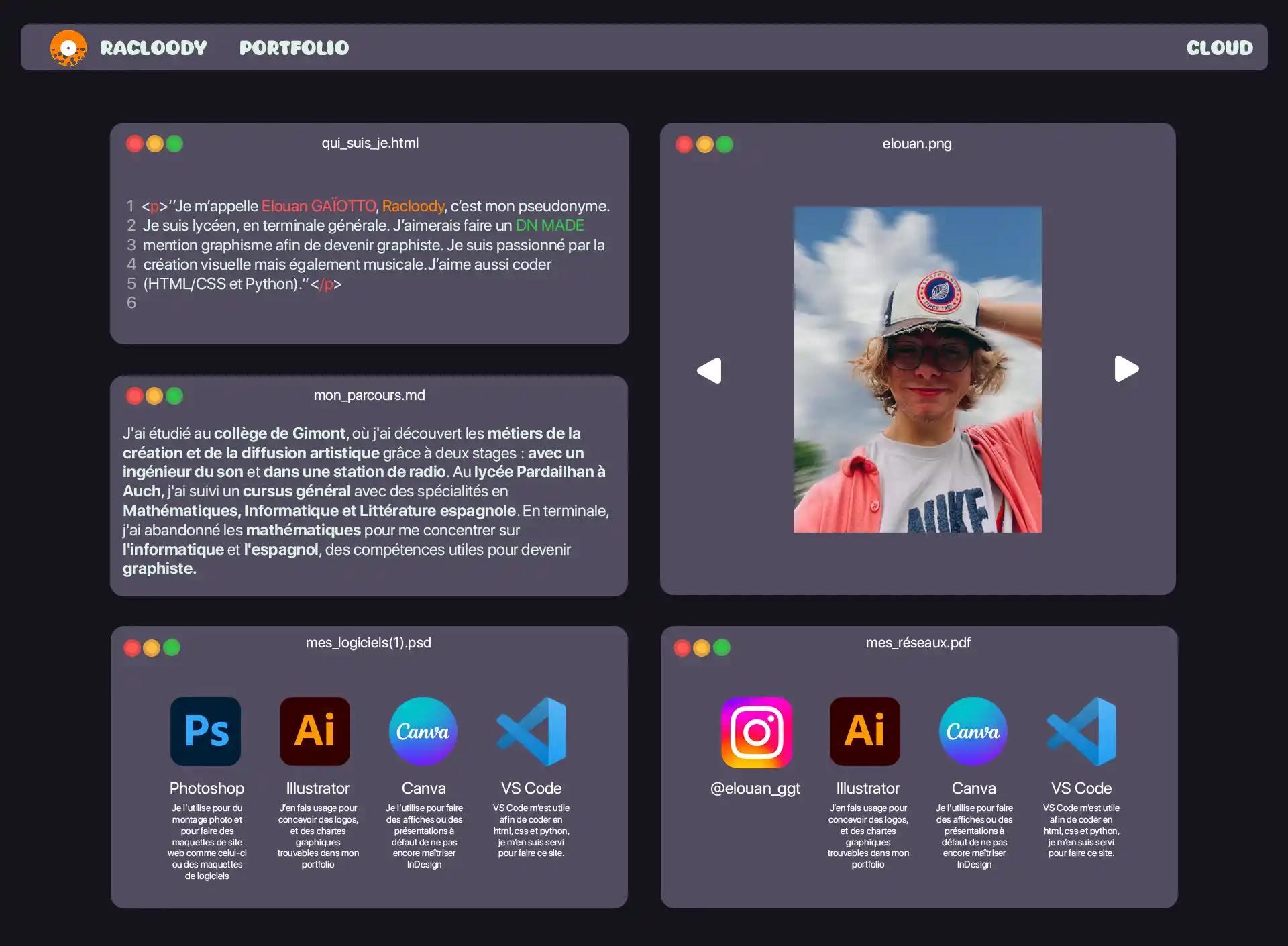 Website Maquette